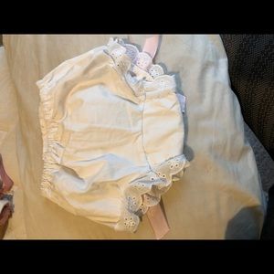 First birthday bloomers